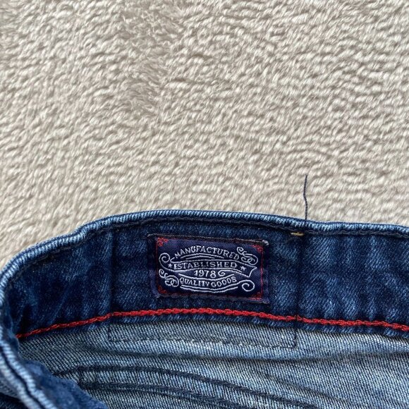 Chaps Men Jeans Size 32x30 Straight Fit Classic Blue Denim Casual Cotton Stretch - Picture 9 of 16